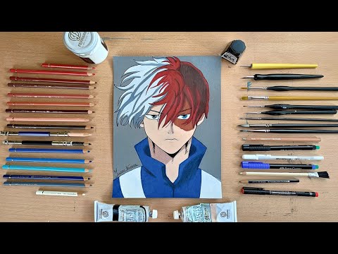 Todoroki Shoto - Speed Drawing/Disegno