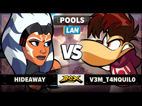 V3M_T4NQUIL0 vs Hideaway - Pools - Brawlhalla World Championship 2024 - LAN 1v1