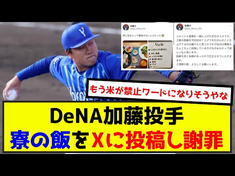 【悲報】DeNA加藤投手、米ツイート罪で謝罪www（なんj.2ch.5chまとめ）