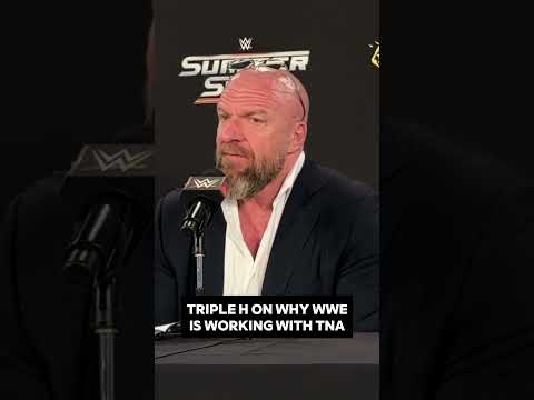 Triple H On WWE's Relationship With TNA #wwe #tripleh #summerslam tripleh #tna