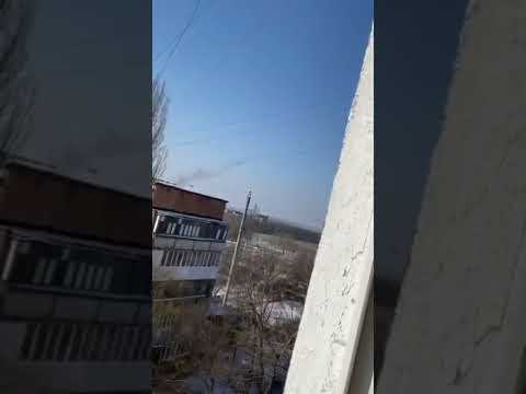 #ka52 and #Mi28 firing #rockets over #donetsk. #shorts #war #warzone #military #ukraine #russia