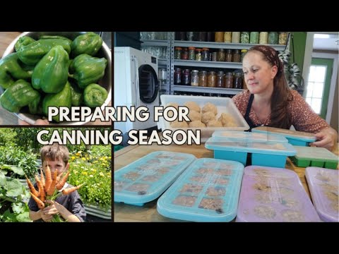 Prepping for Canning Season ~ Make Ahead Meals, Organization, and More #everybitcountschallenge