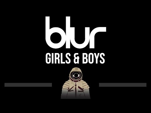 Blur • Girls & Boys (CC) (Upgraded Video) 🎤 [Karaoke] [Instrumental Lyrics]