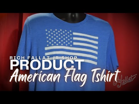 Hand-drawn American Flag Triblend bella+canvas Tshirt