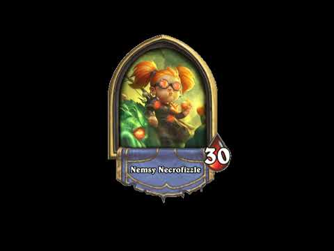 Nemsy Necrofizzle All Hero Quotes - Hearthstone