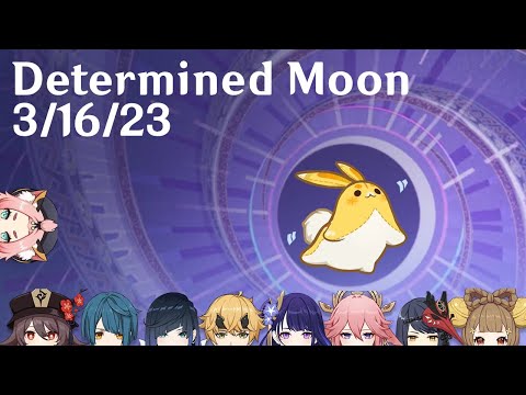 Genshin Impact - 36 star Spiral Abyss - Determined Moon 3/16/23