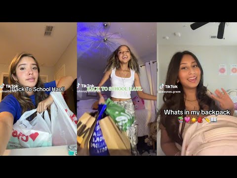 Back to school haul - TikTok compilation 🛍️😋