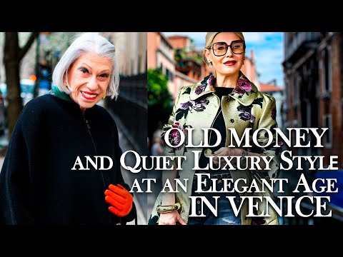 OLD MONEY and Quiet Luxury Style at an ELEGANT AGE in VENICE