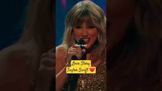 "Taylor Swift💛 Live | Love Story  #song#lyrics#music#lovestory#trending#shorts#ytshorts#swifties