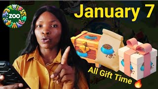 Zoo Airdrop All Gift Time January 7th Today