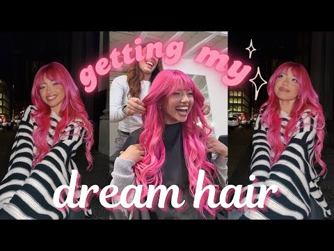 GETTING MY DREAM HAIR ✧.* pink hair transformation!!! 💓