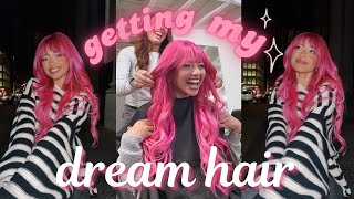 GETTING MY DREAM HAIR ✧.* pink hair transformation!!! 💓