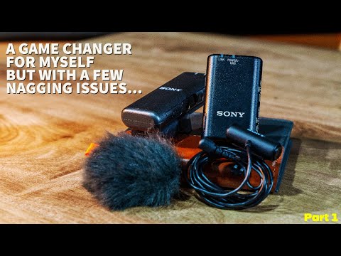 The Sony ECM-W2BT Wireless Mic System Is The Best For Sony Camera Owners...Part 1