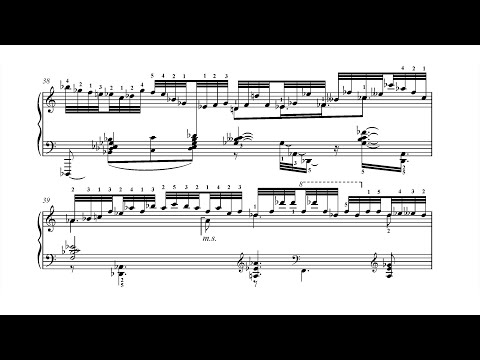 Nikolai Kapustin - Berceuse, Op. 65 (1991) [Score-Video]