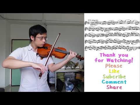 No.9 - Op.45 - Wohlfahrt Etudes for Violin | 費華小提琴練習曲