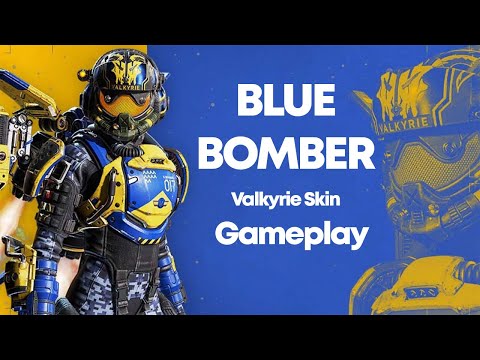 NEW Valkyrie Recolor...Blue Bomber! (Xbox Series S Apex Legends Gameplay)