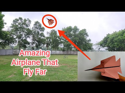 How To Make Paper Fighter Airplane - notebook paper flying plane