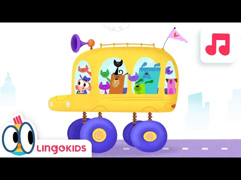 WHEELS ON THE BUS 🚌🎶 Nursery Rhymes | Lingokids