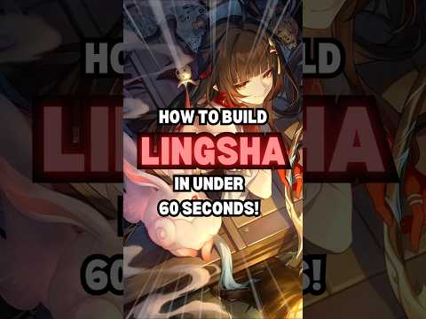 How To Build LINGSHA In Under 60 Seconds! | Honkai Star Rail #shorts