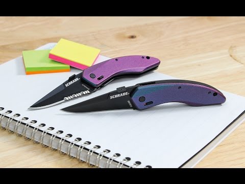 NEW! Schrade SCHA9MC Mini “Land Shark” Assisted Opening Tech Folder