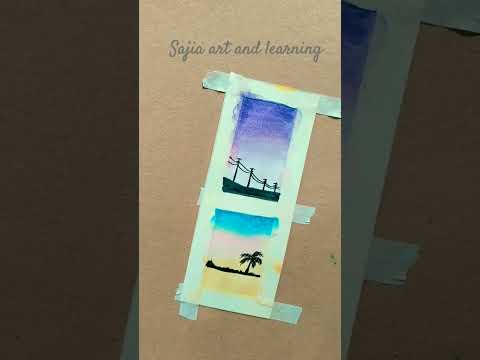 small painting #art #painting #youtubeshorts #reel #creativeart #reel #drawing