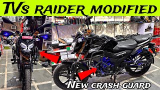 TVs raider modified | raider crash guard | Raider Modification