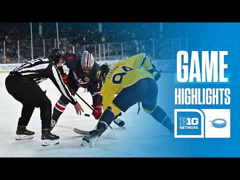 Michigan vs. Ohio State | Highlights | Big Ten Hockey | 01/03/2025