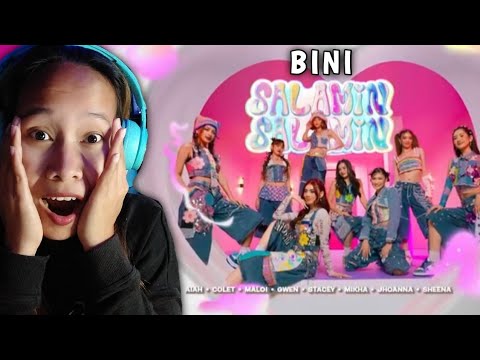 BINI " SALAMIN, SALAMIN" Official Music Video | Reaction