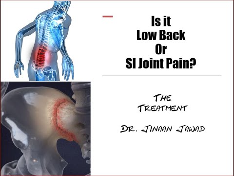 Is It Low Back Pain or SI Joint Pain? The Treatment?