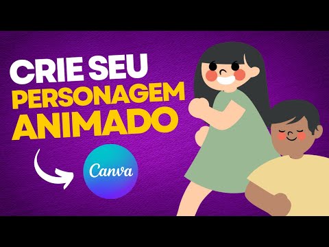 Como criar um PERSONAGEM OU DESENHO ANIMADO no Canva? | GRÁTIS [2023]