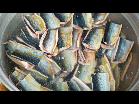 鰊 - The traditional herring preparation in Japan!! #shorts