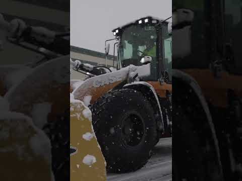 Essential Workers Tackle The Snowstorm