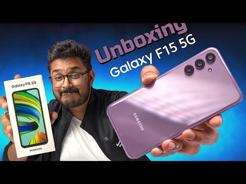 Samsung Galaxy F15 5G Unboxing in ಕನ್ನಡ⚡Dimensity 6100+, FHD+ sAMOLED 90Hz, 50MP Camera, 6000mAh+25W