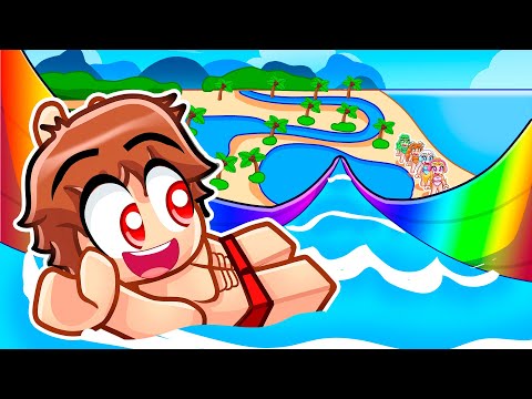 I Spent $100,000 To Go Down The BIGGEST WATERSLIDE In Roblox With MY CRAZY FAN GIRLS...