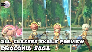 Draconia Saga: All Classes Skills Preview [MMORPG Mobile on Android/iOS]