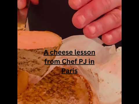 A cheese lesson from Chef PJ in Paris Facebook Video #travel #paris #cheese #food