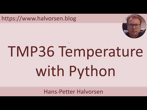 TMP36 Temperature Sensor with Python