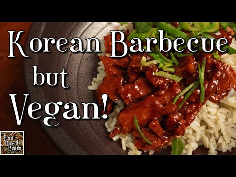 Korean Barbecue - but VEGAN - Easy Tasty Recipe!