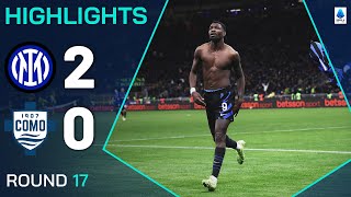 INTER-COMO 2-0 | HIGHLIGHTS | Inter maintain pace in title race | Serie A 2024/25