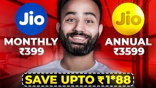 Jio Prepaid Recharge- Monthly VS Annual Plans 2024 (Which One is Best for You) [Hindi]