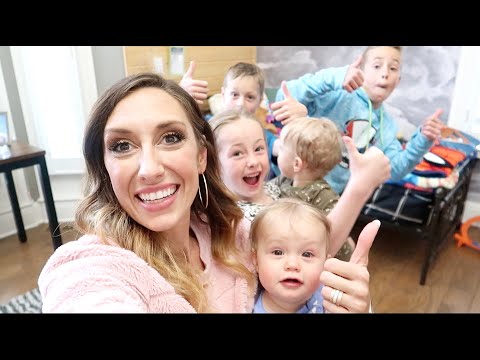 Bedtime with 8 KIDS! Nighttime + Dinnertime tips + tricks + hacks | Jordan Page