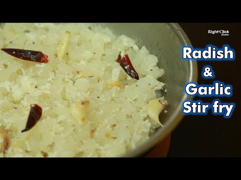 Radish Garlic Stir fry | Radish Stir fry | Mooli ki Sabzi | Muli ki Sabji | Radish Recipes |Stir fry