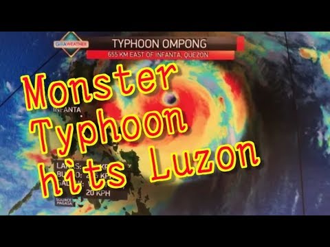 Mangkhut　Ompong　Monster typhoon hits Luzon Philippines Alert!