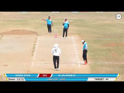 RIZING STAR VS XI JALARAM XI UMA CUP - 2025