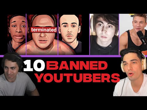 10 Biggest YouTubers Who Are Permanently Banned (Reaction)