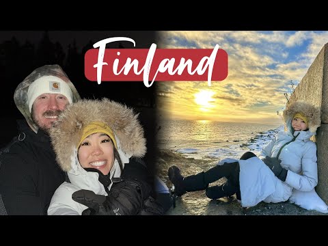 Traveling with an annoying buddy | From Spain to Ice & snow world | Finland Vlog