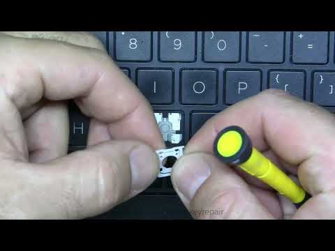 HP Pavilion X360 14 14-CD Laptop How to Key Cap Repair