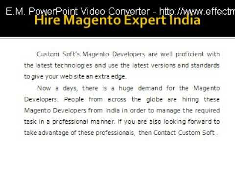 Hire Magento Expert India