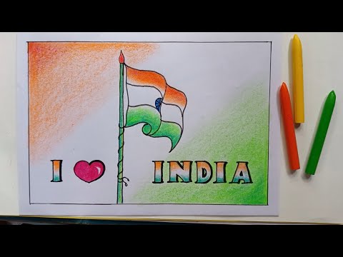 Independent day Drawing 2024 / Independent day special drawing/ How to draw Independent day