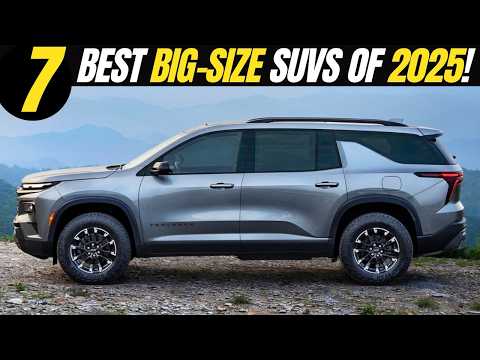 Top 7 Best Big-Size SUVs of 2025 – Family and Adventure Ready